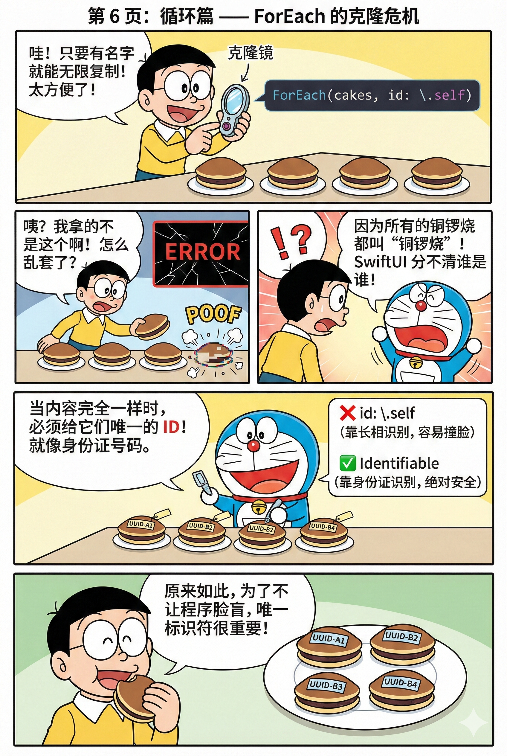 ForEach 与 id 的坑