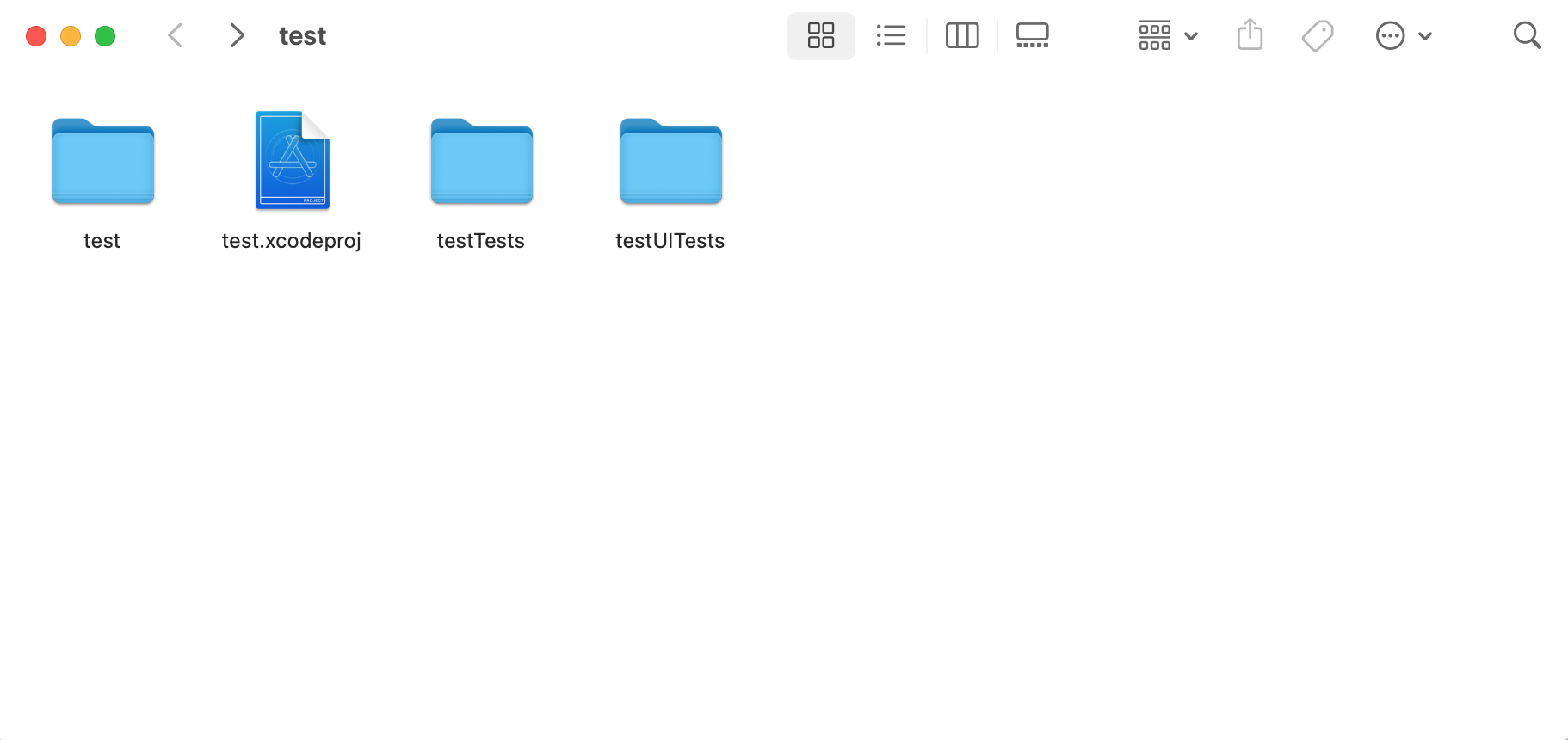 项目文件夹内容